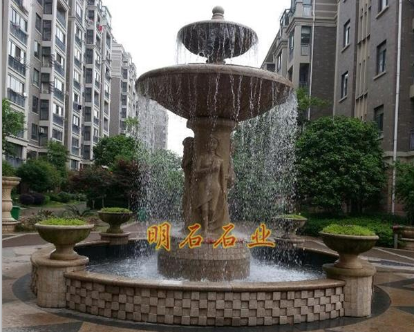 石雕喷泉