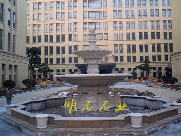 石雕喷泉