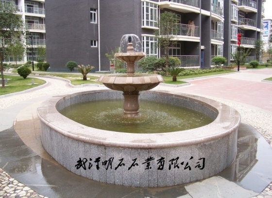 石雕喷泉