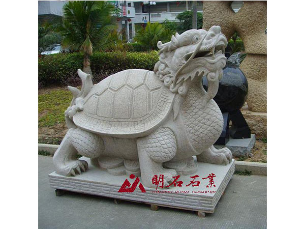 石雕龙头龟