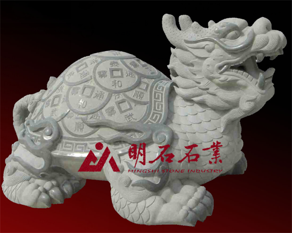 石雕龙头龟