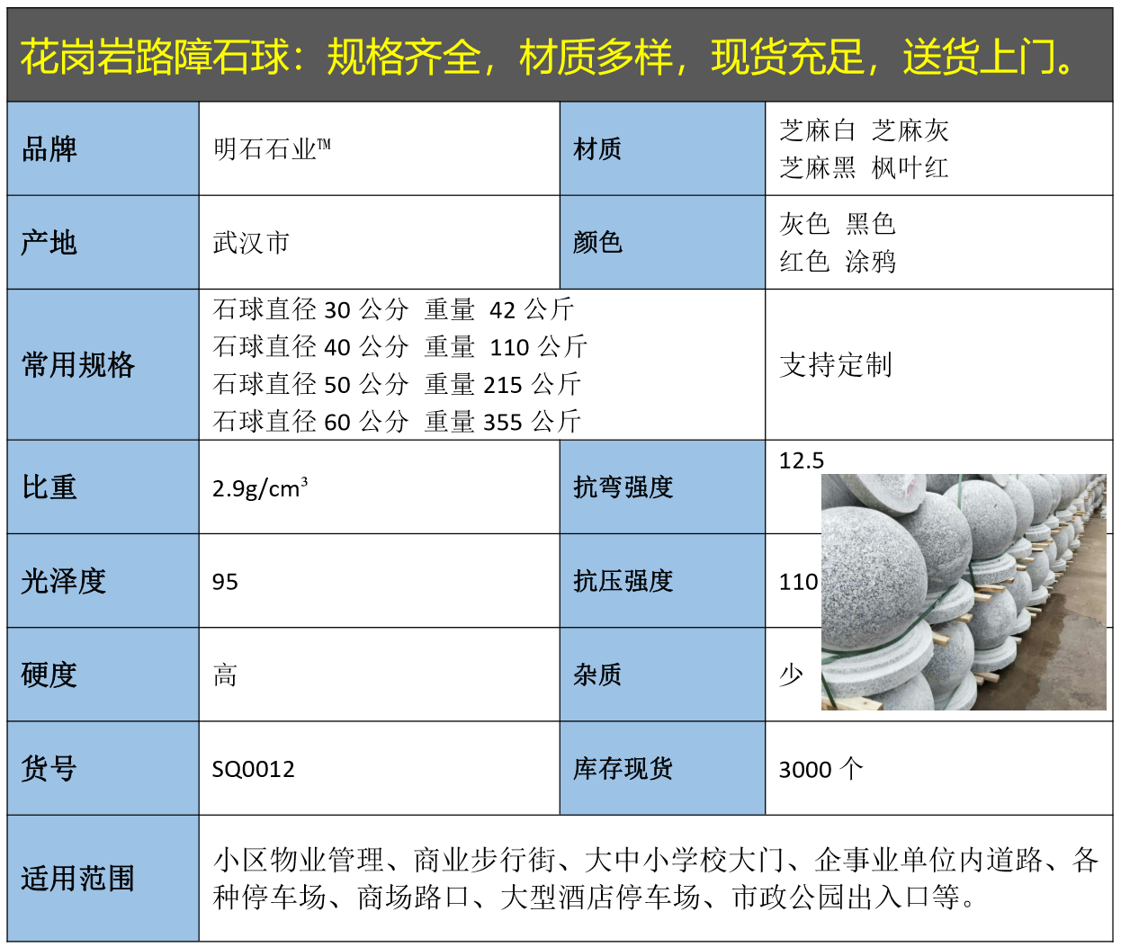 武汉挡车石球