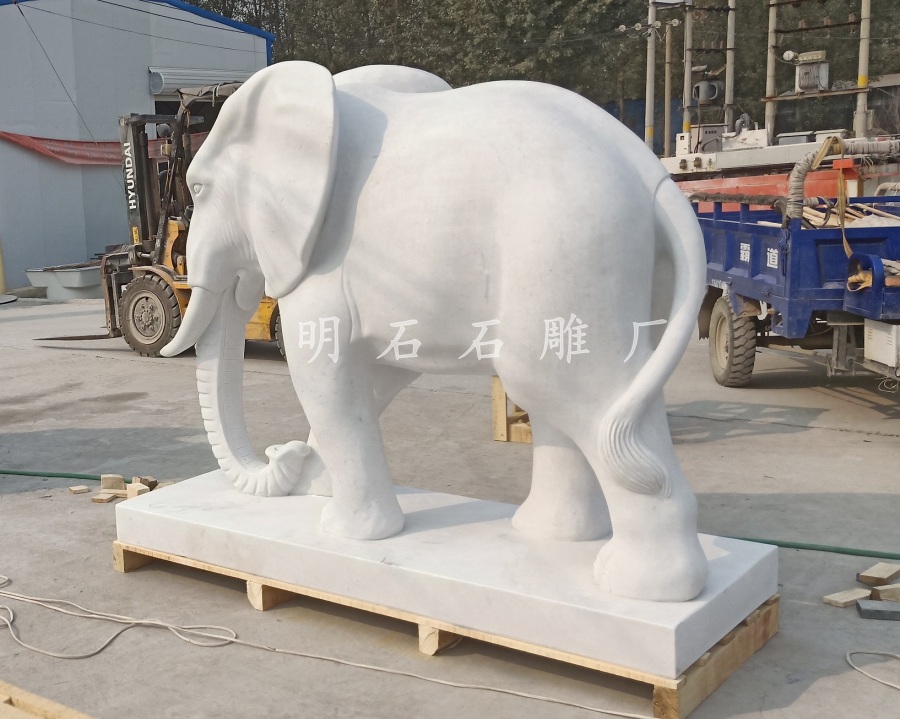 武汉汉白玉大象