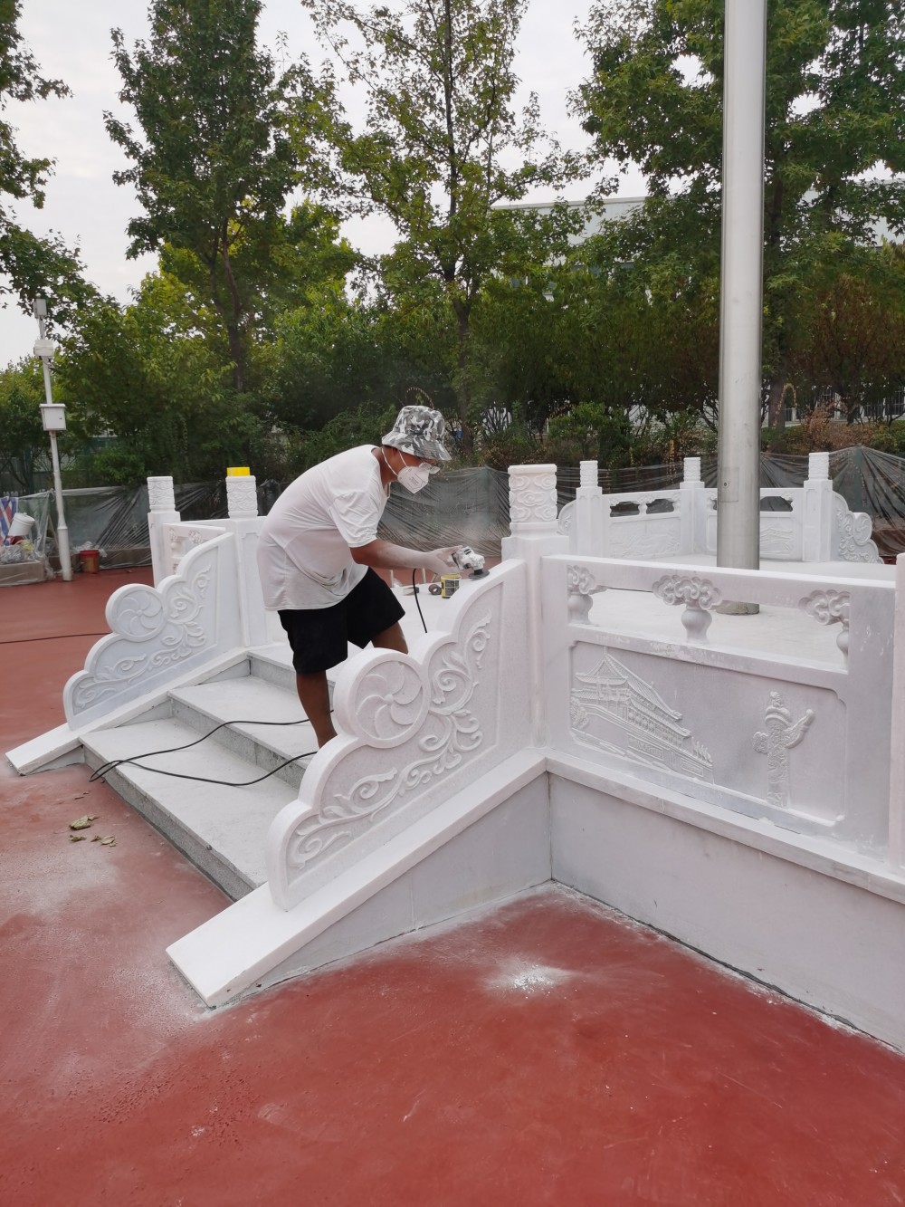 武汉大理石栏杆